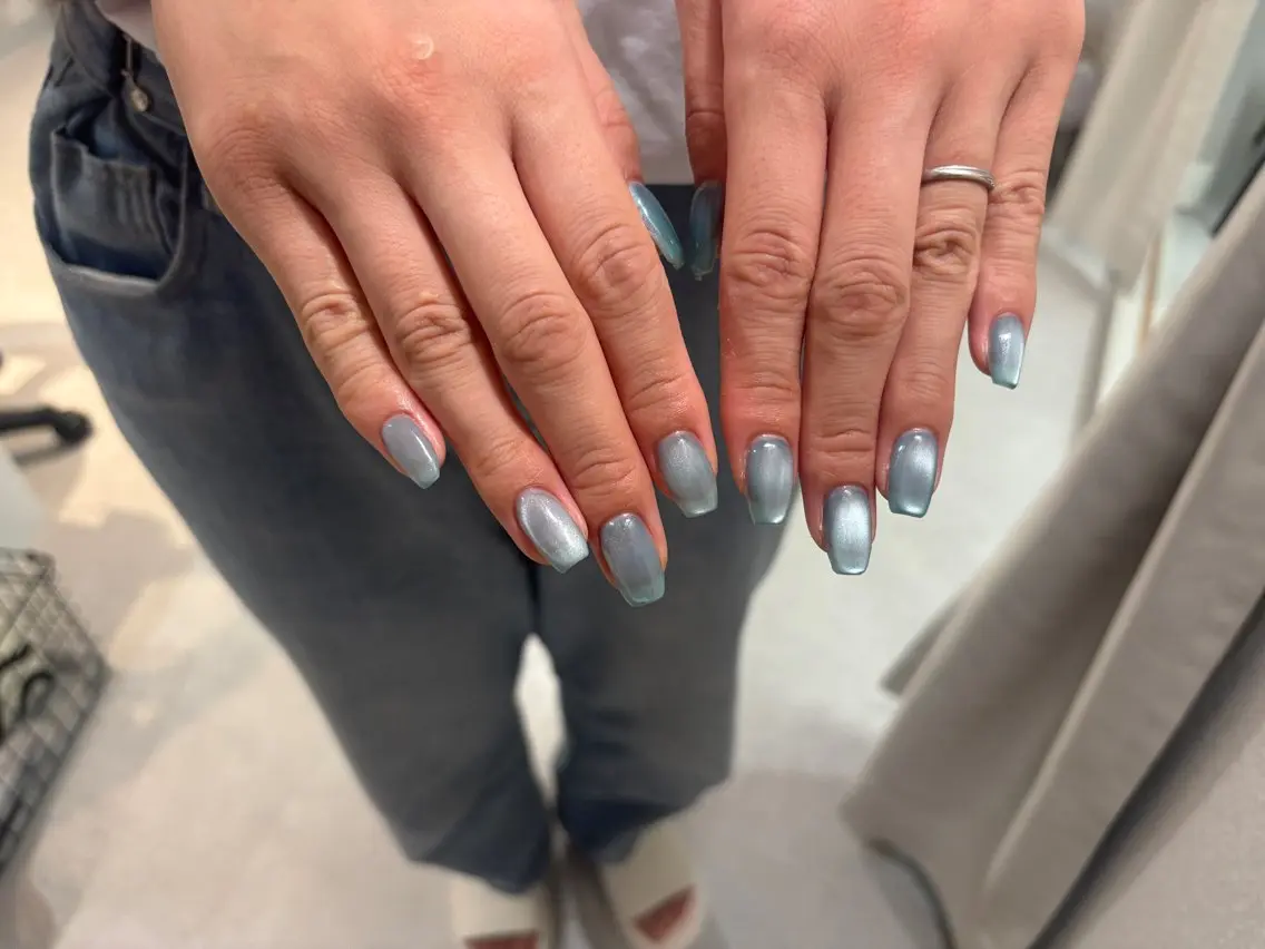 ネイル マグネットネイル Elpia🤎 nail salonのネイルデザイン