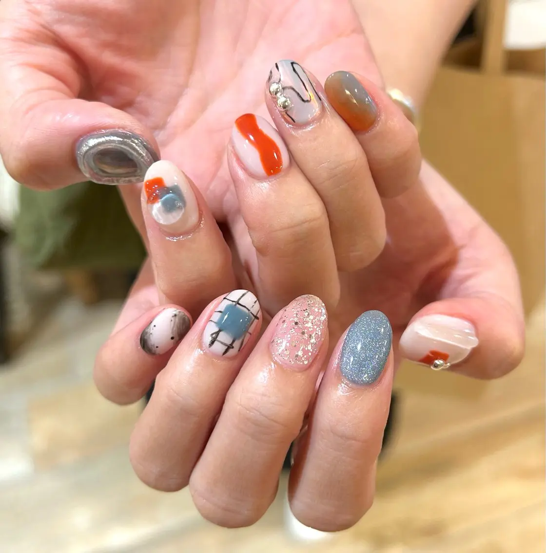 ネイル ハンドネイル 福田 麻耶のネイルデザイン