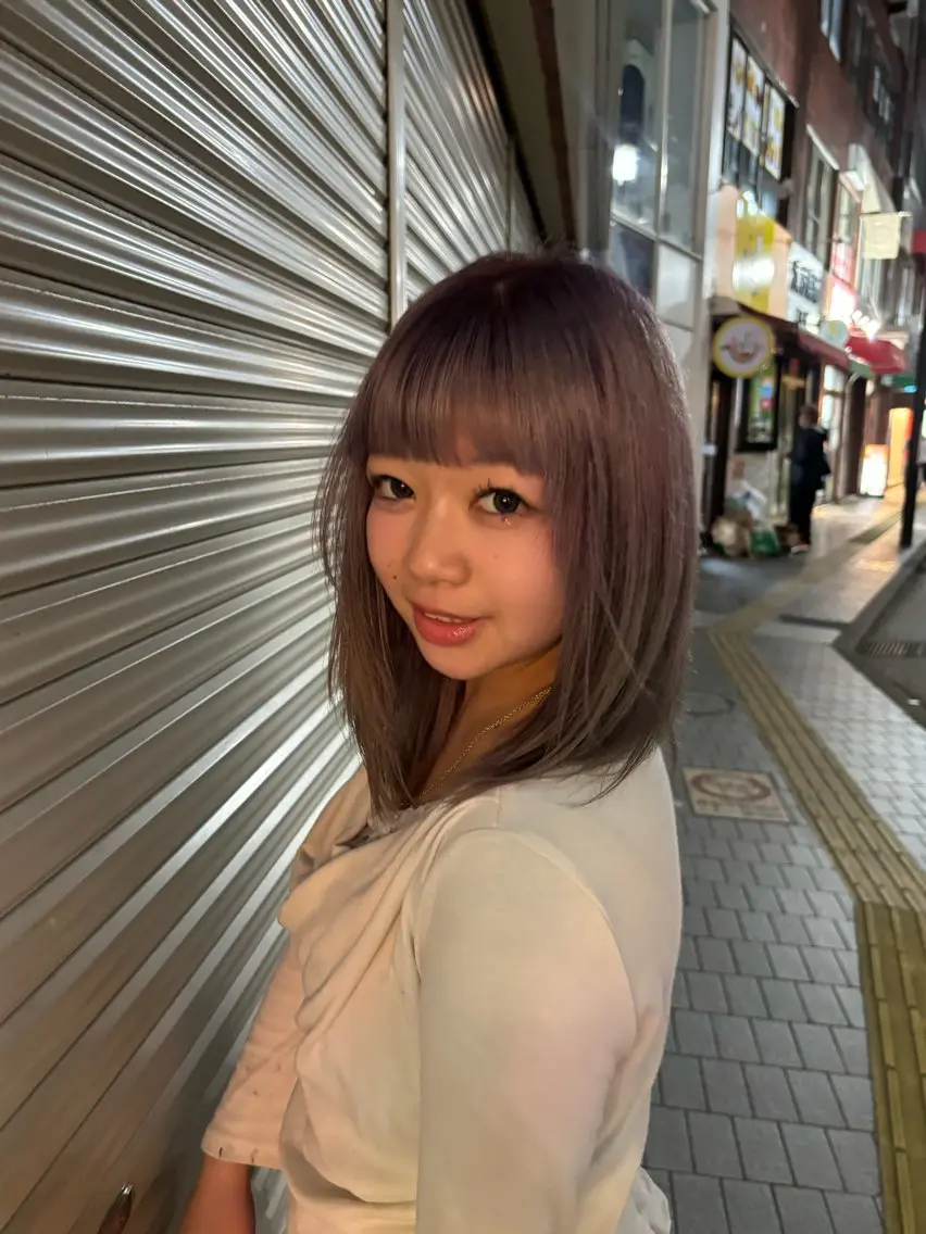 カラー ブリーチ 🍓 MaNO マイカ 🍓のヘアスタイル