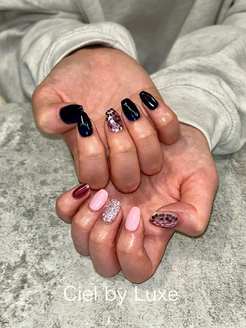 ネイル フラッシュネイル CielbyLuxe manamiのネイルデザイン