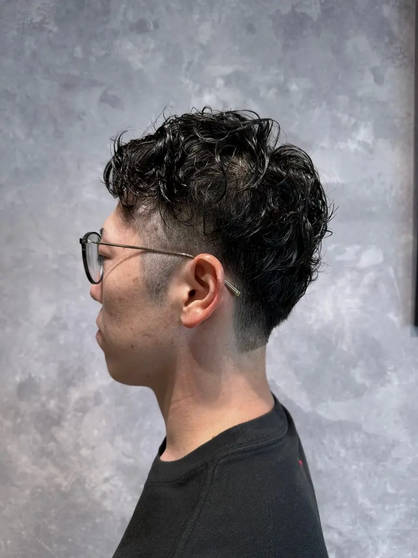 パーマ メンズ メンズパーマ 刈り上げ カット パーマ Mika/岡崎市 /メンズカットパーマのヘアスタイル