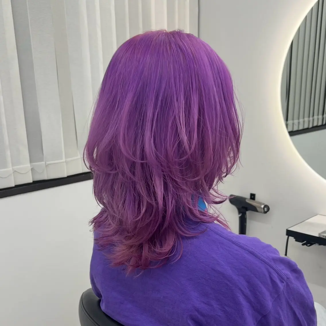 セミロング カラー ヘアカラー Ren. 🦋デザインカラーのヘアスタイル