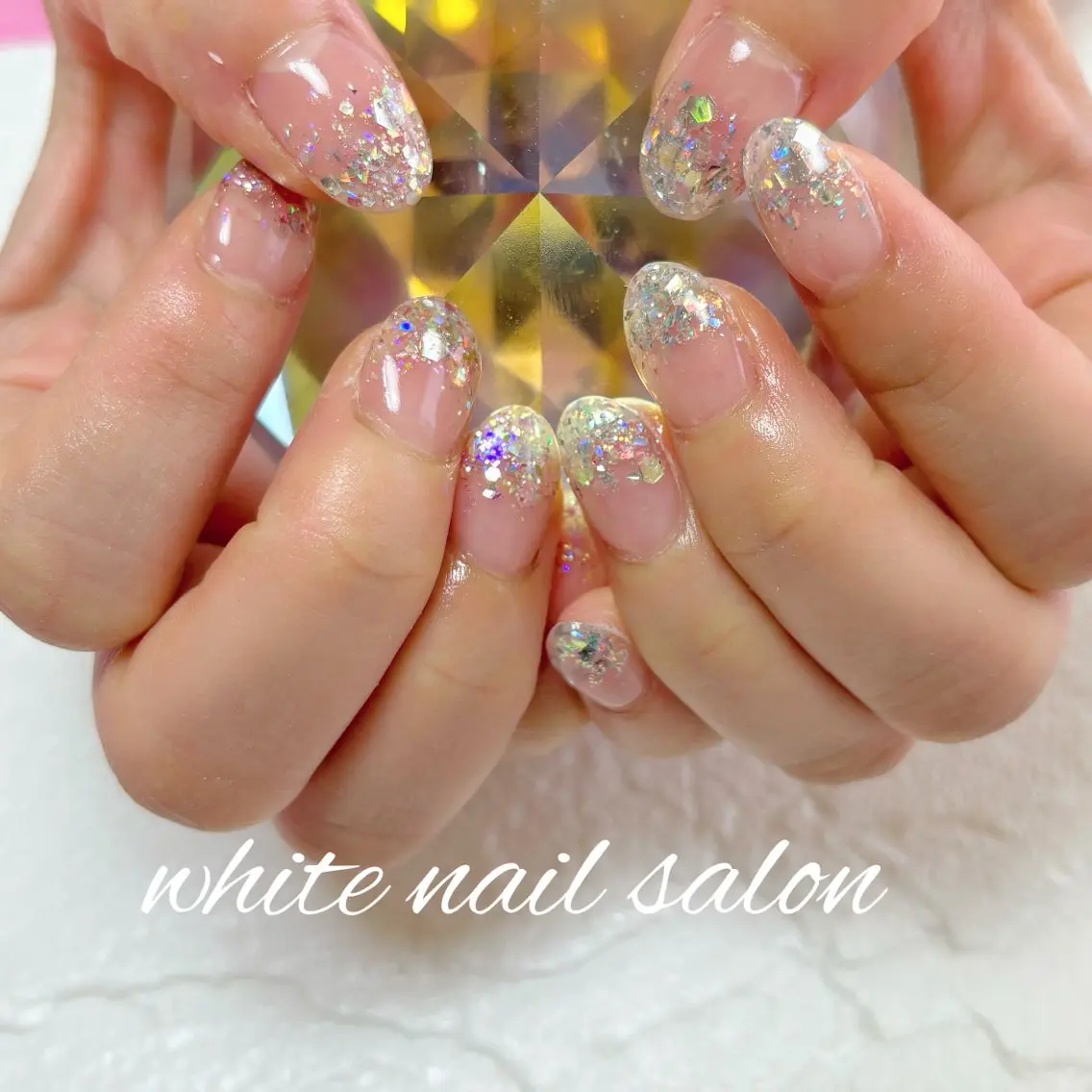 ネイル ホワイト ハンドネイル white nail salonのネイルデザイン