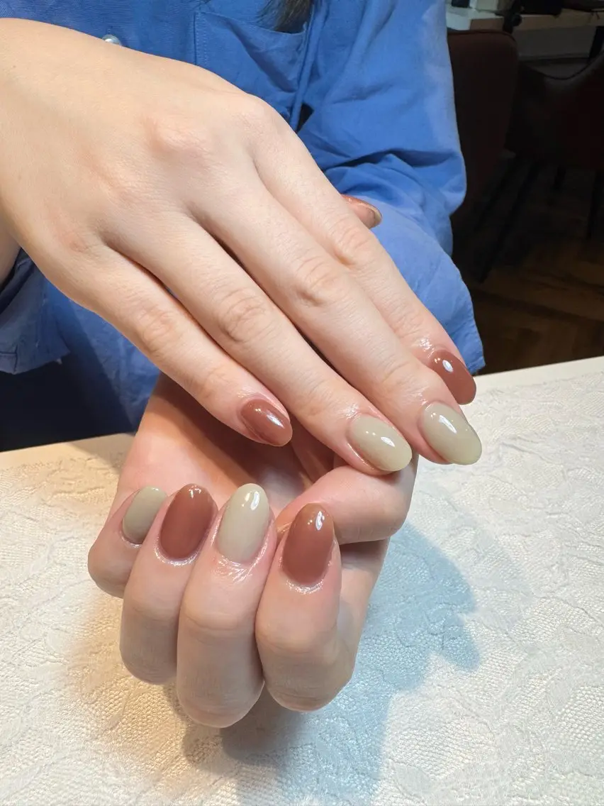 ネイル ジェルネイル 韓国ネイル マグネットネイル 持ち込み ワンホンネイル ハンドネイル JUNOA NAILS 渋谷のネイルデザイン