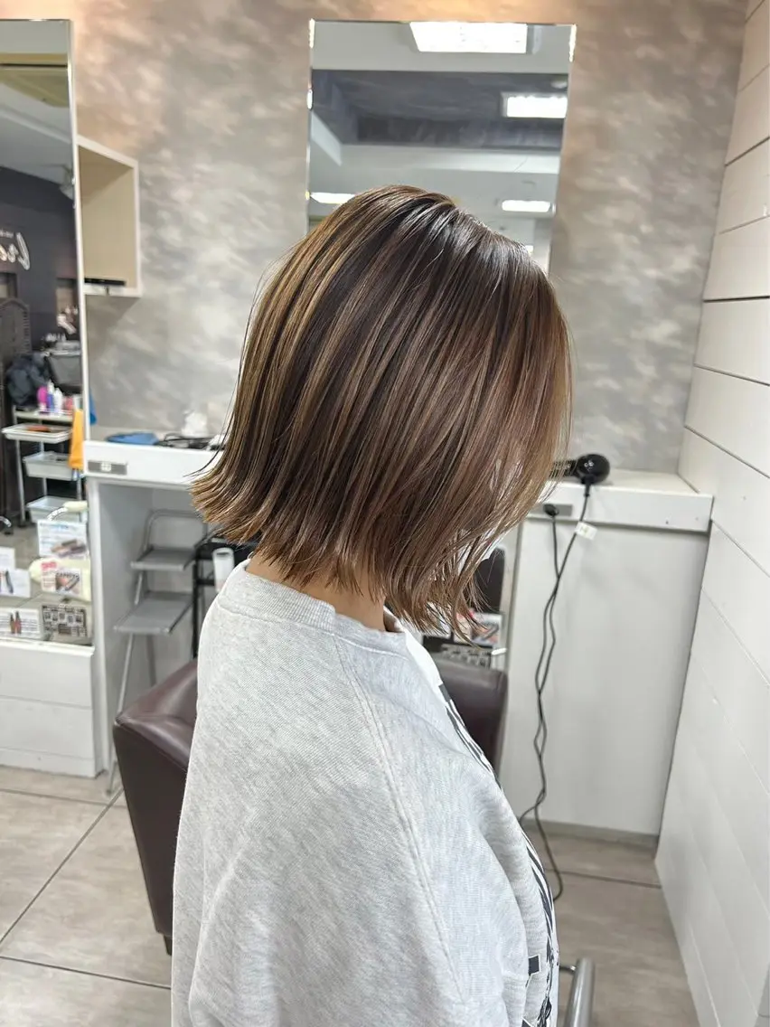 ショート 縮毛矯正✖髪質改善 仁木伸明のヘアスタイル