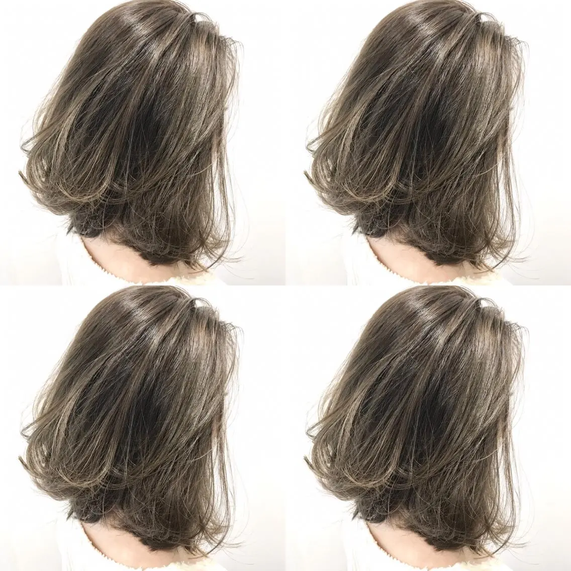 ショート カラー ヘアアレンジ アディクシーカラー グレージュ 井坂 弘人のヘアスタイル
