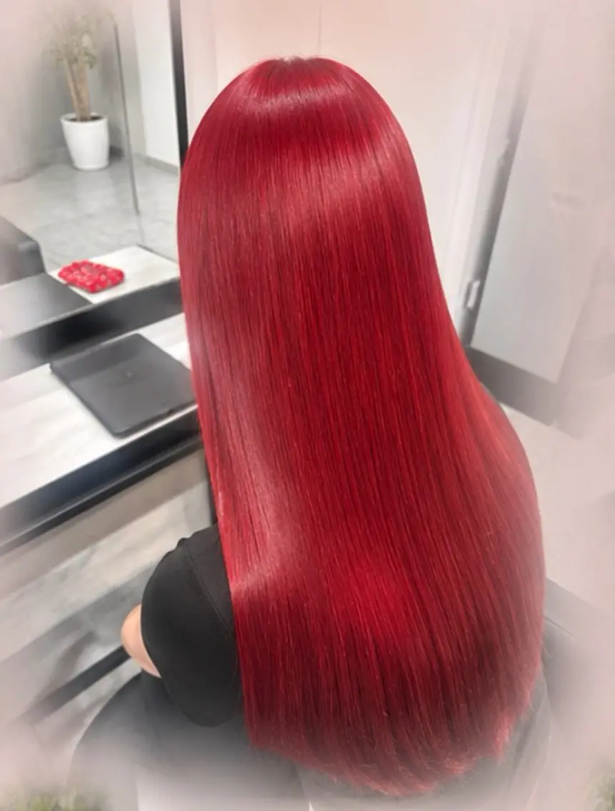 ロング カラー ヘアカラー sakina ໒꒱のヘアスタイル