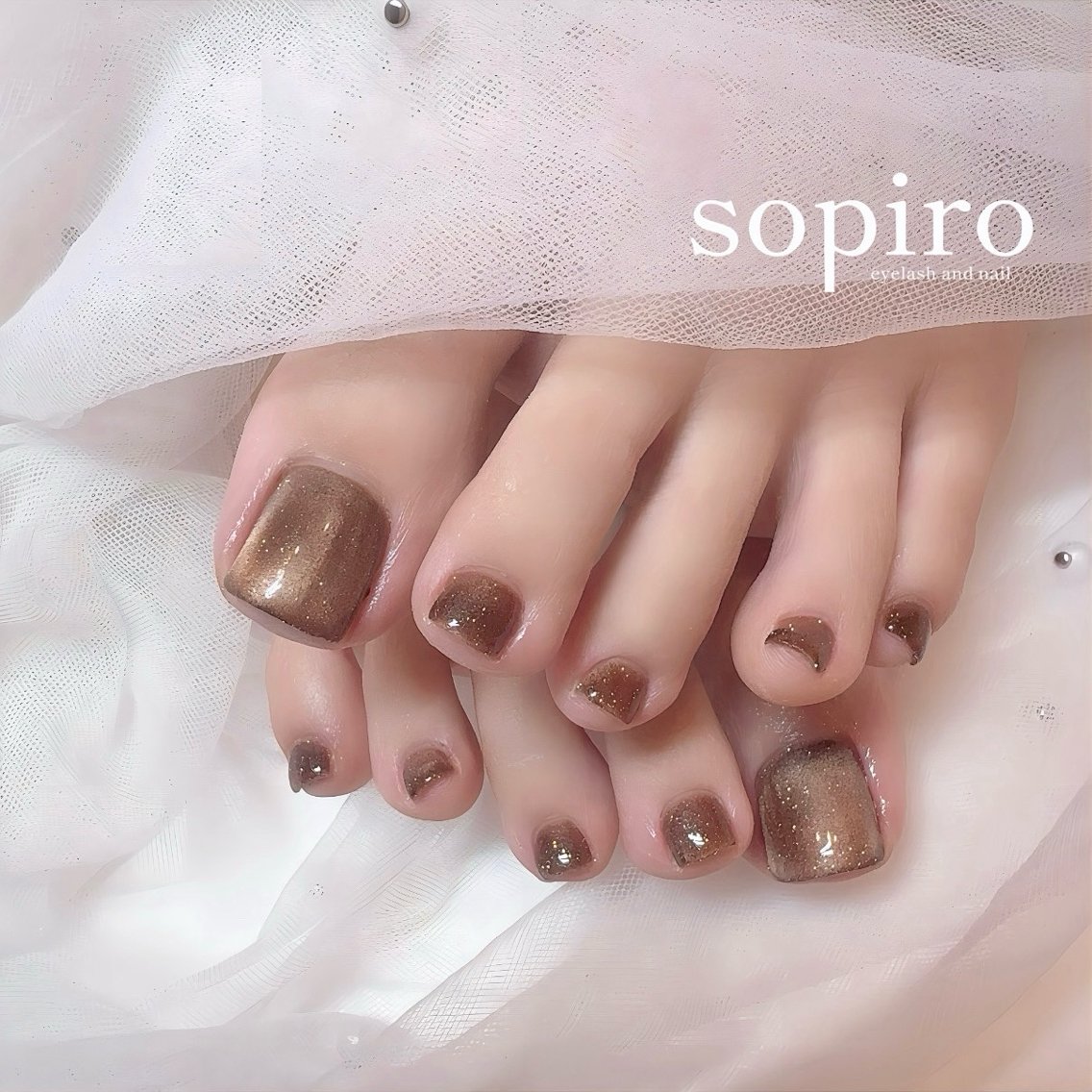ネイル フットネイル sopiro ayahaのネイルデザイン