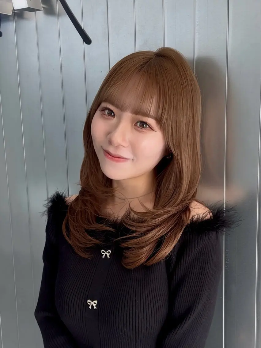 ミディアム 似合わせstyle ❤︎misaki❤︎のヘアスタイル