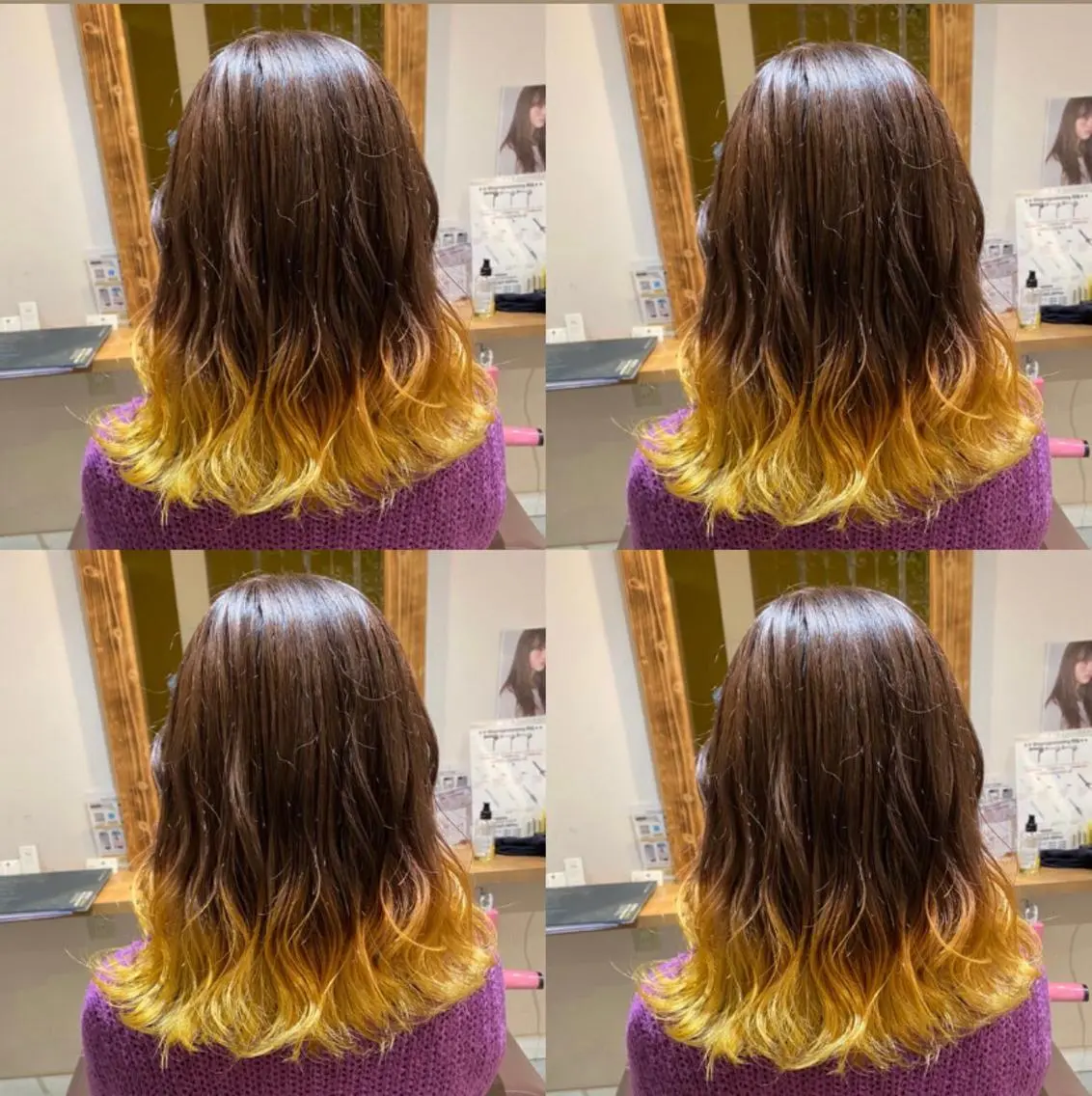 ミディアム カラー カット ヘアカラー トリートメント レイヤー×艶髪特化 マネージャー安藤光司のヘアスタイル
