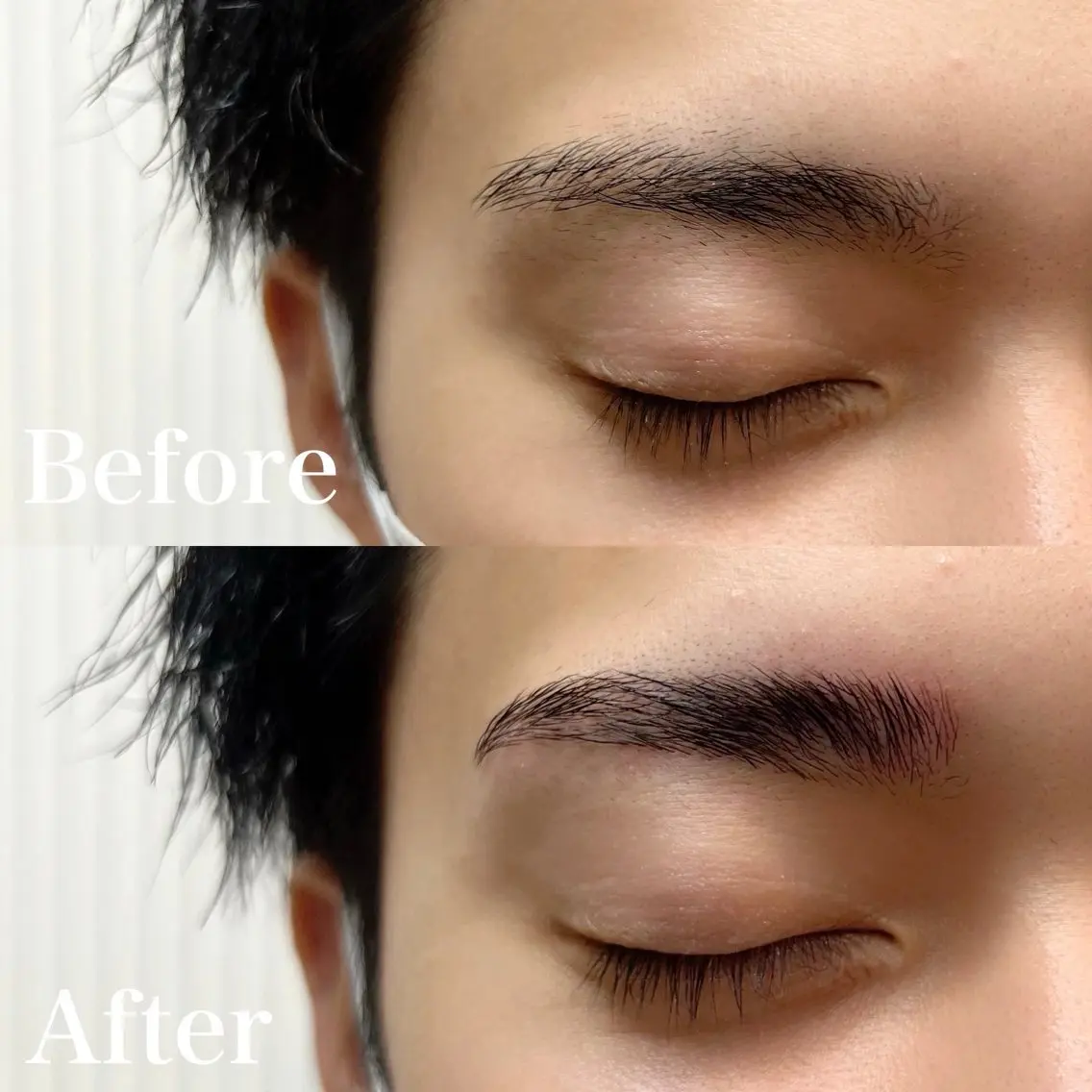 【メンズ】アイブローフルコース✨️ 眉毛wax➕ハリウッドブロウの写真
