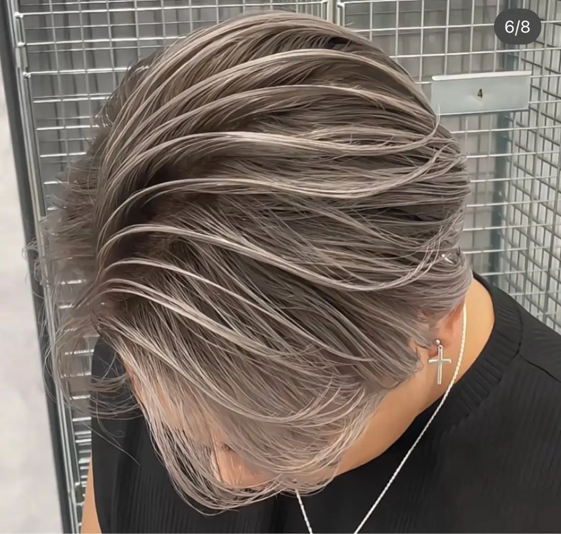 カラー メンズ メンズバレイヤージュ メンズハイライト バレイヤージュ ハイライトカラー ヘアカラー 大智/ハイライト バレイヤージュのヘアスタイル