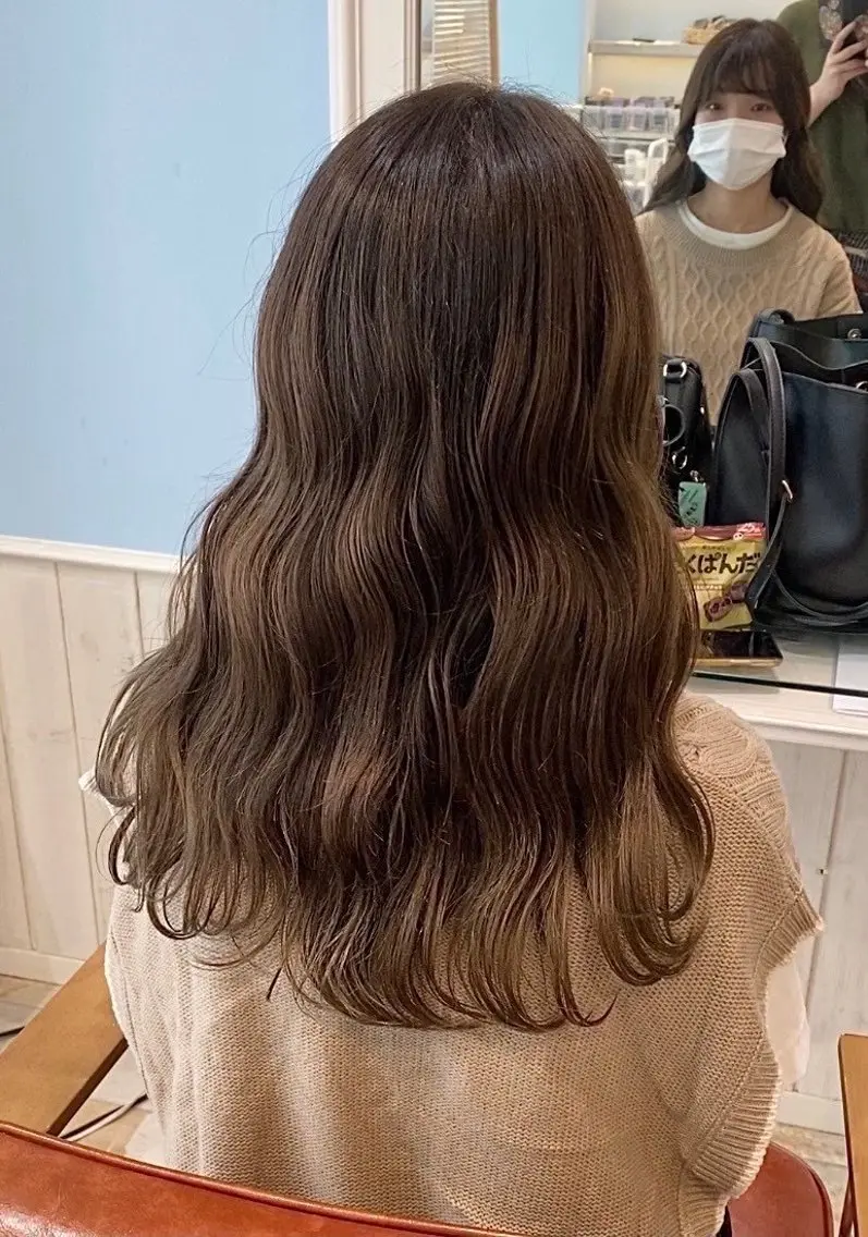 ロング カラー 髪質改善 ロング トリートメント 日向/似合わせカット ✨/メンズカット◎のヘアスタイル