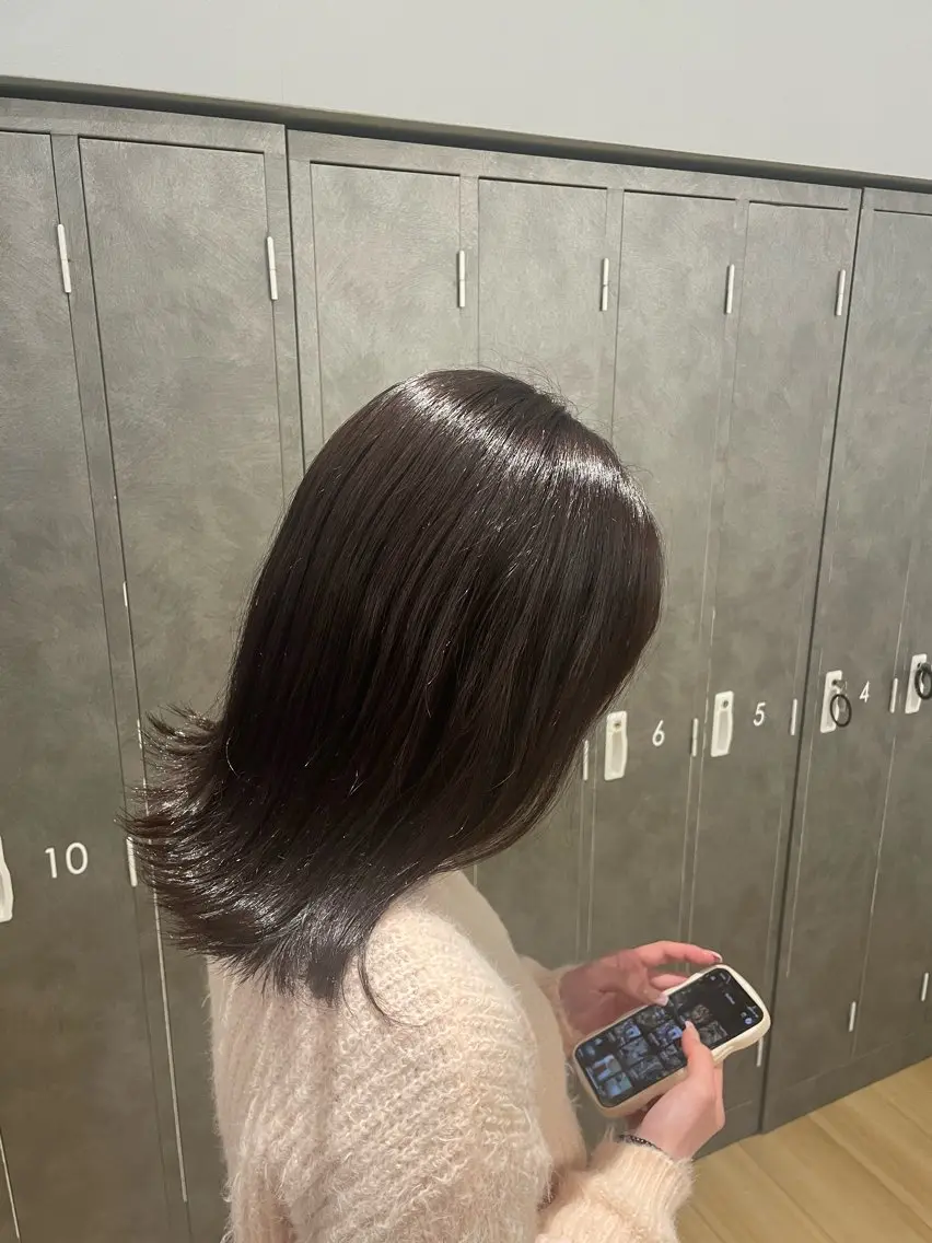 ミディアム カラー 荒金 昴のヘアスタイル