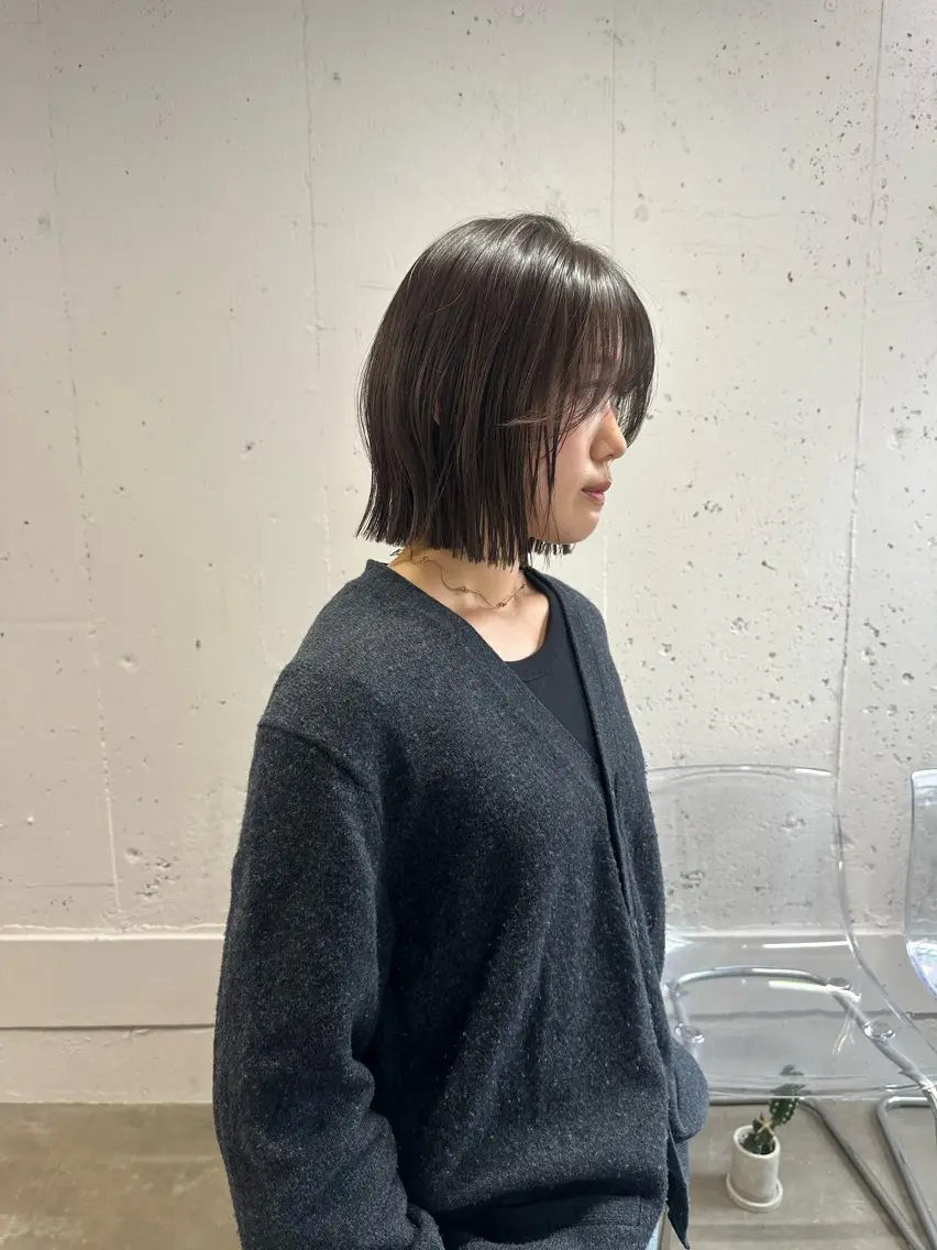 ショート ハッシュカット🎀 レイヤーカットのヘアスタイル