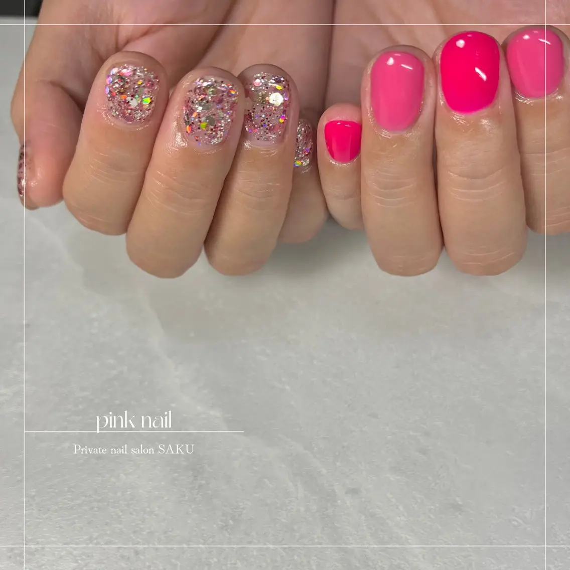 ネイル ハンドネイル SAKU nail 作島茜のネイルデザイン