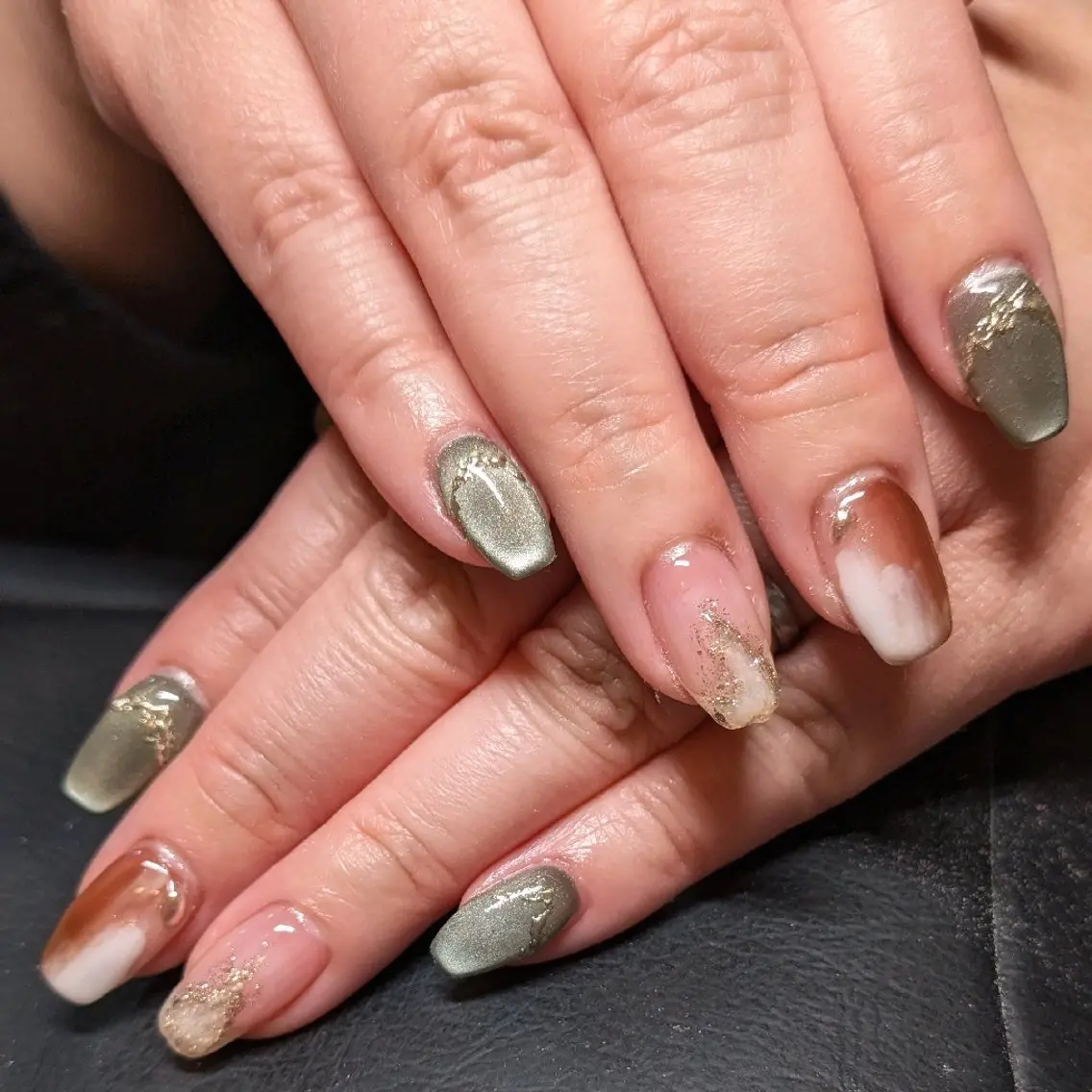 ネイル ニュアンスネイル Allrego nail Yukoのネイルデザイン