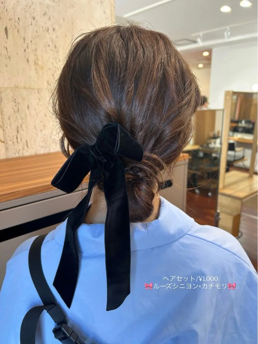ミディアム ヘアアレンジ 結婚式・ブライダル ヘアセット 佐藤光華/JANU /カラーモデルのヘアスタイル