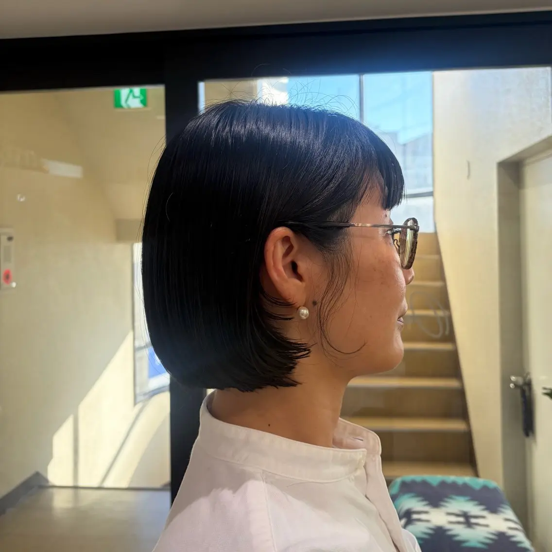 ショート カット トリートメント 暖色カラー/レイヤー スタイル みはる🌙のヘアスタイル