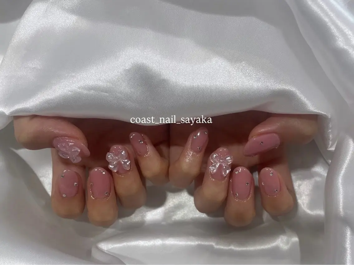 ネイル ハンドネイル HOSHI ⭐️辻堂 /藤沢ガーリーネイルのネイルデザイン