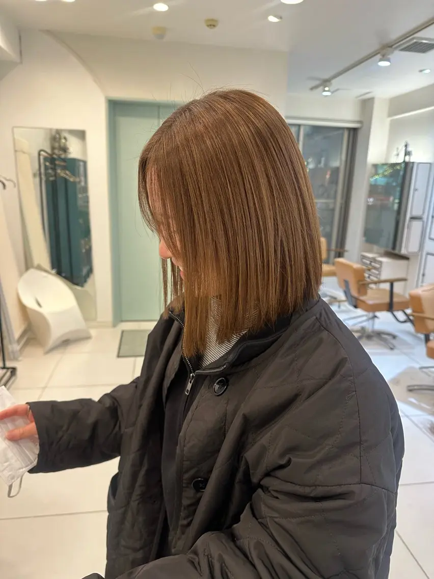 ミディアム カラー カット ヘアカラー 栄/平日限定✨ REIRIのヘアスタイル