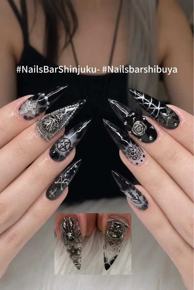 ネイル 長さ出し フレンチネイル ジェルネイル 韓国ネイル ロングネイル NAILS BAR SHINJUKUのネイルデザイン
