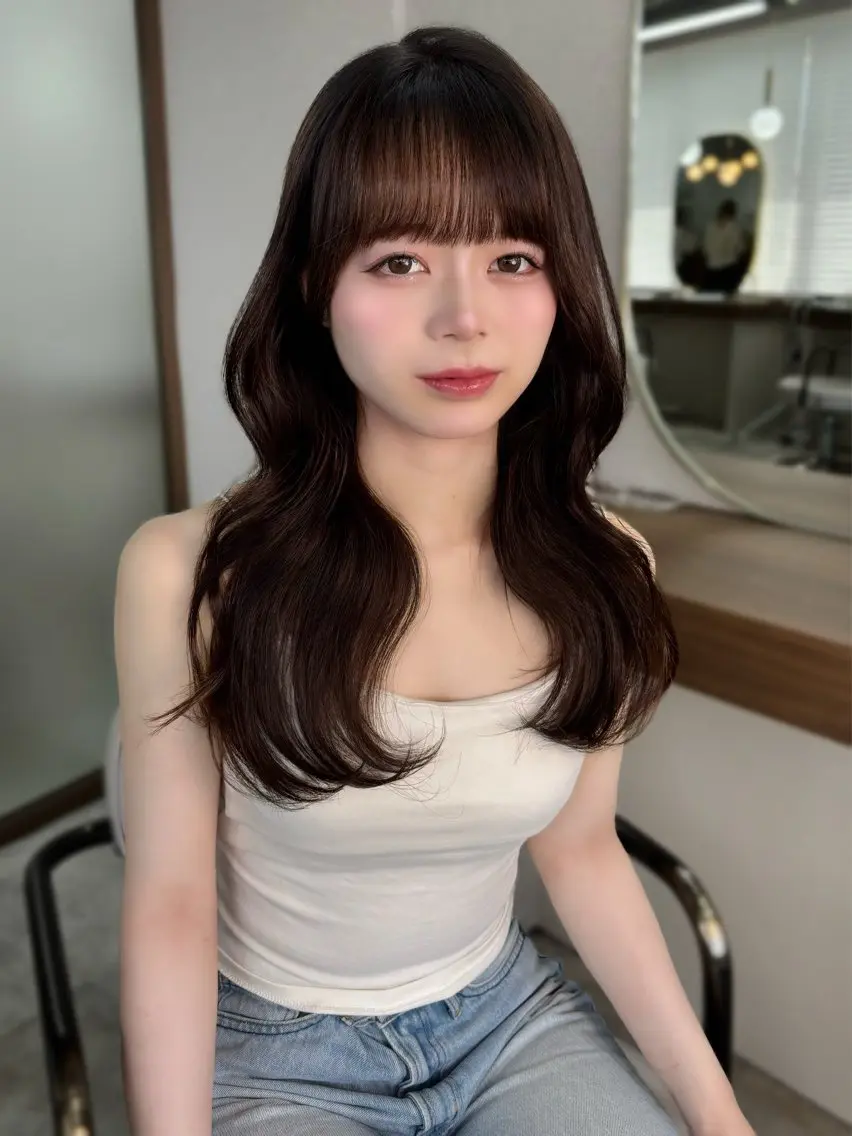 カラー ヘアカラー 🎀透明感カラー/ 博多美容室ゆうあ🎀のヘアスタイル