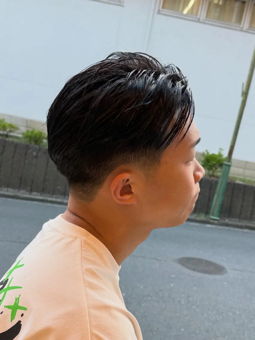 メンズ カット ヘアカラー 深田 聡太のヘアスタイル