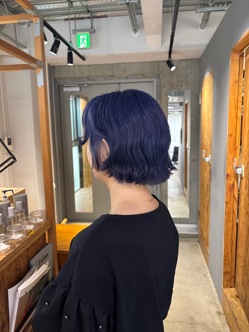 ショート カラー ラベンダーカラー ヘアカラー トリートメント noa ☪︎のヘアスタイル