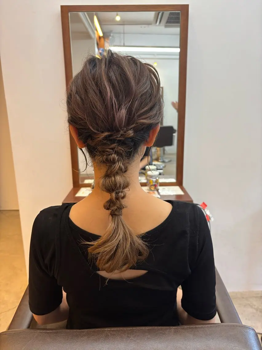 ヘアアレンジ ヘアセット みぞぐち じゅりのヘアスタイル