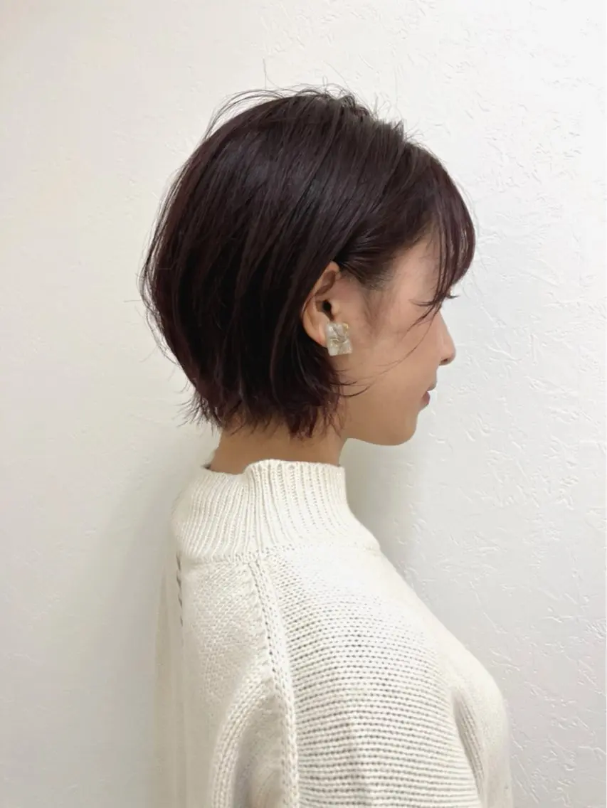 ショート カラー 本多結香/レイヤー /ハイライトカラーのヘアスタイル