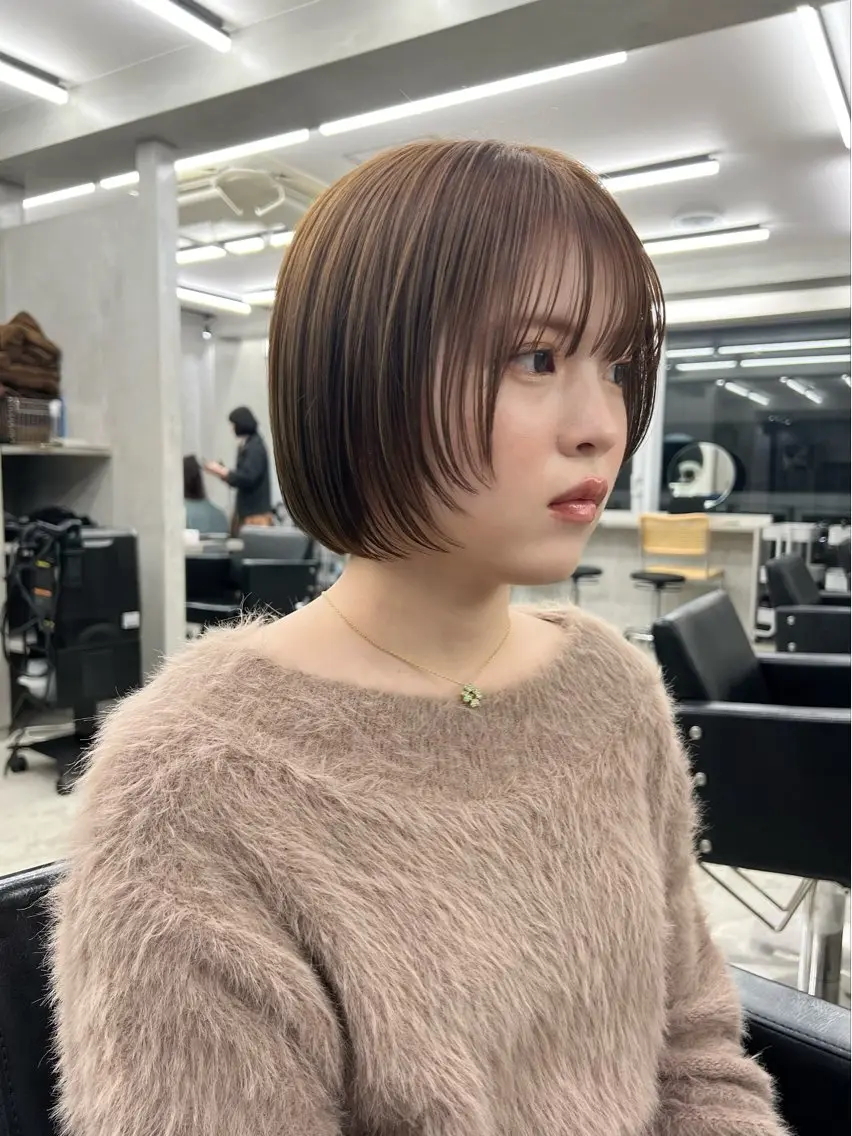ショート カット ヘアカラー 鈴 /ショート/ボブのヘアスタイル