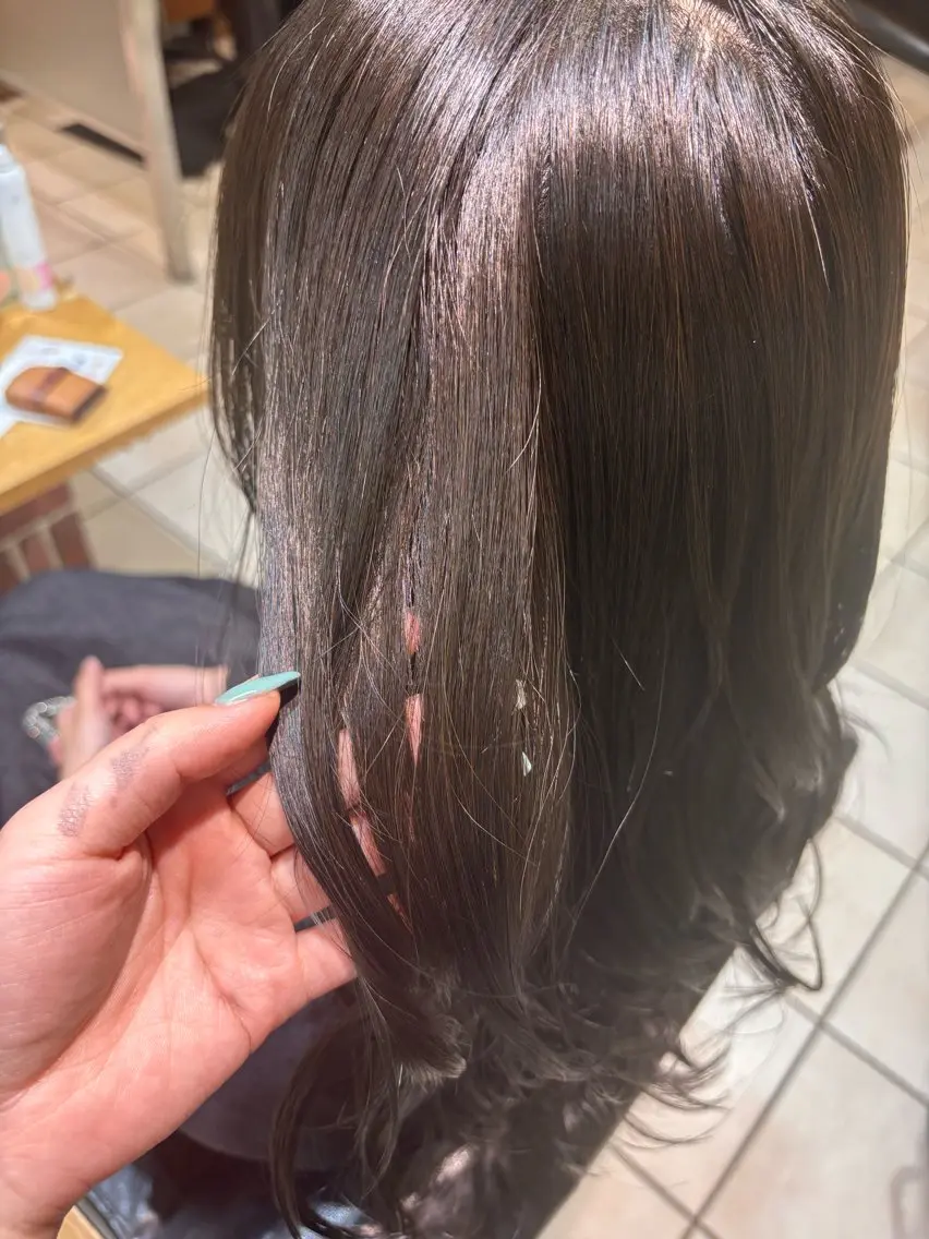 ロング カラー カワサキ ミクのヘアスタイル