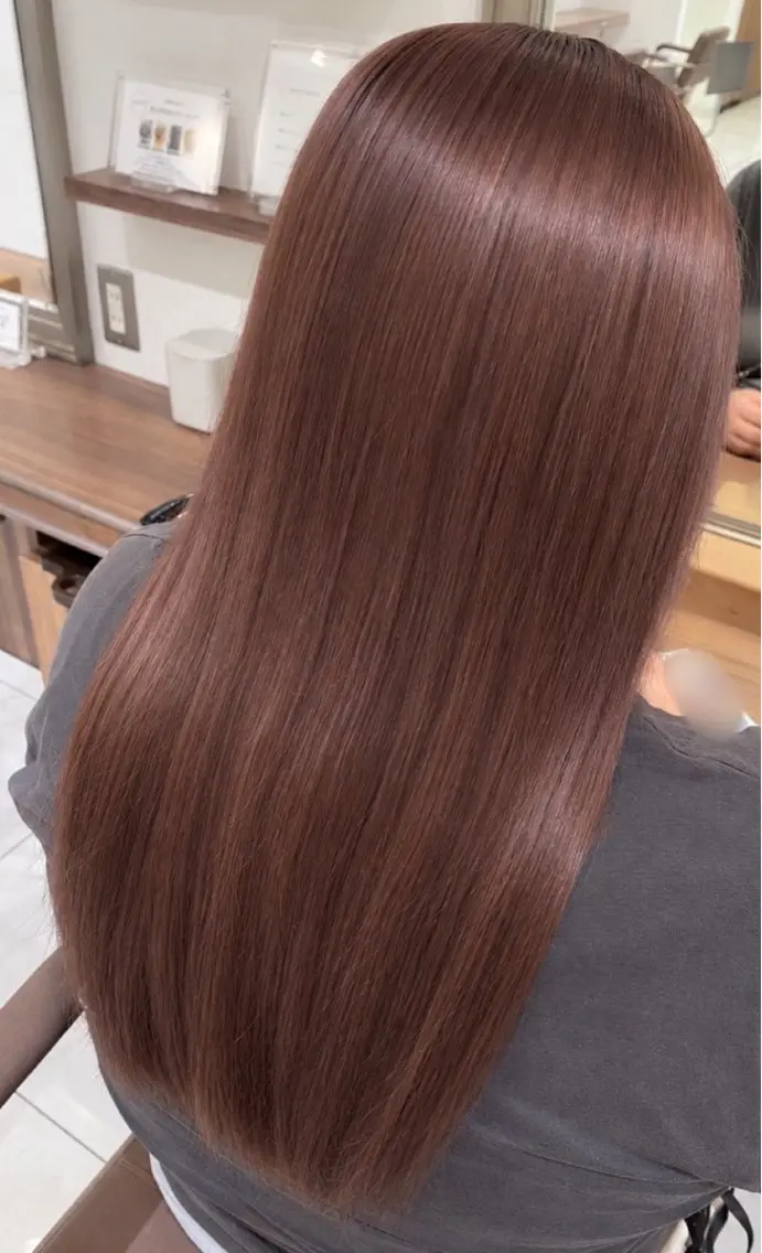 ロング トリートメント ヘアカラー トリートメント Ash桜新町 きあらのヘアスタイル