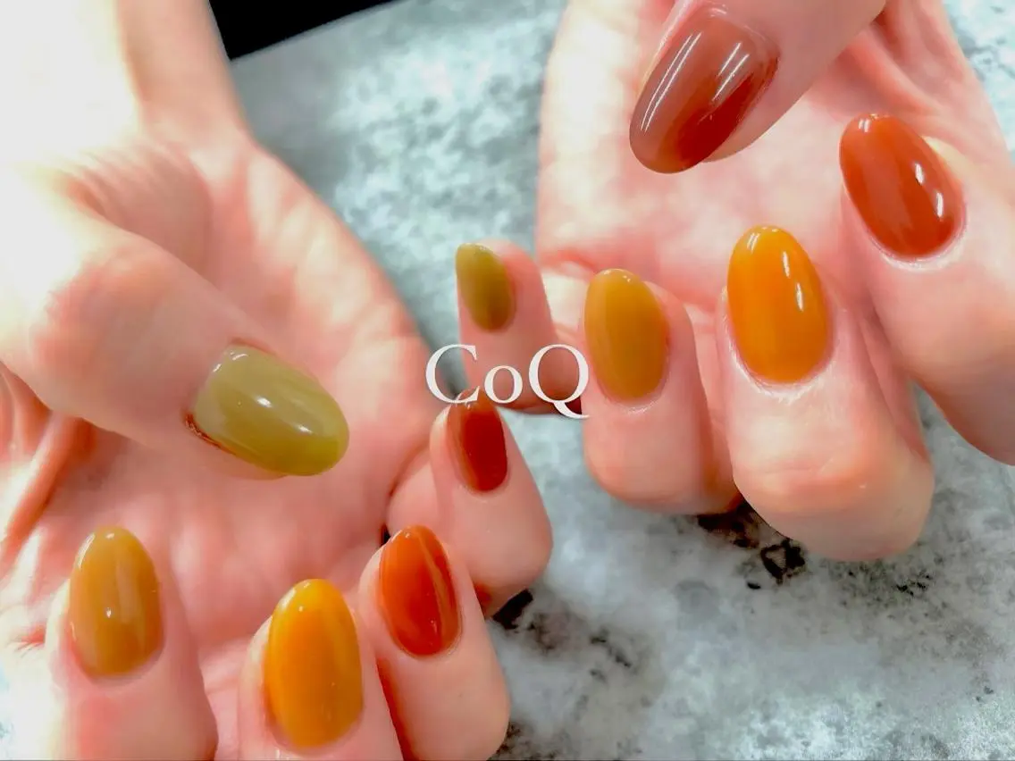 ネイル ワンカラーネイル nail salon Aymのネイルデザイン