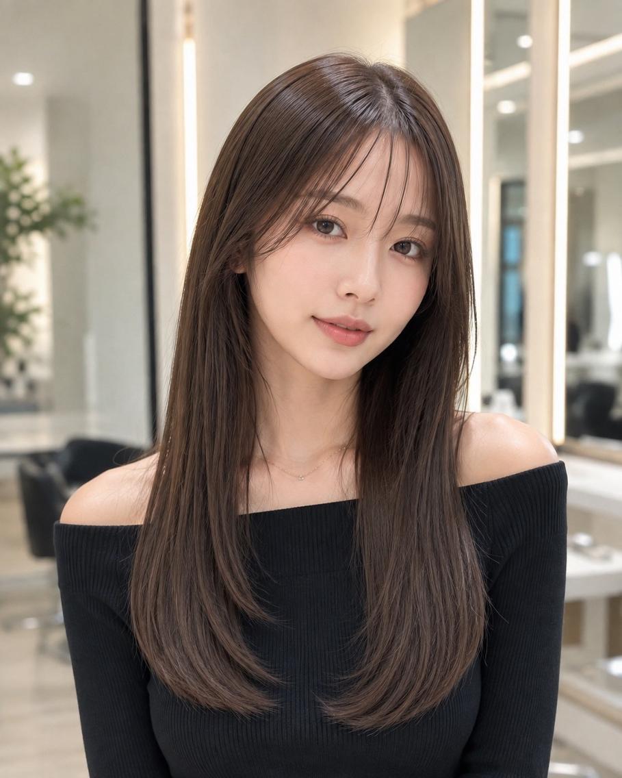 【ゲリラクーポン⭐️】カット＋透明感カラー＋2STEPトリートメントの写真