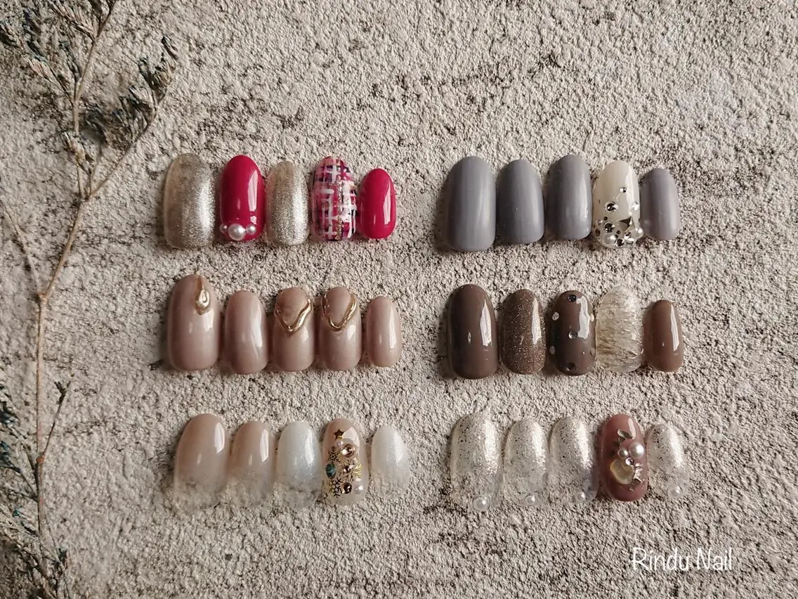 ネイル ハンドネイル Rindu Nail 名駅miniのネイルデザイン