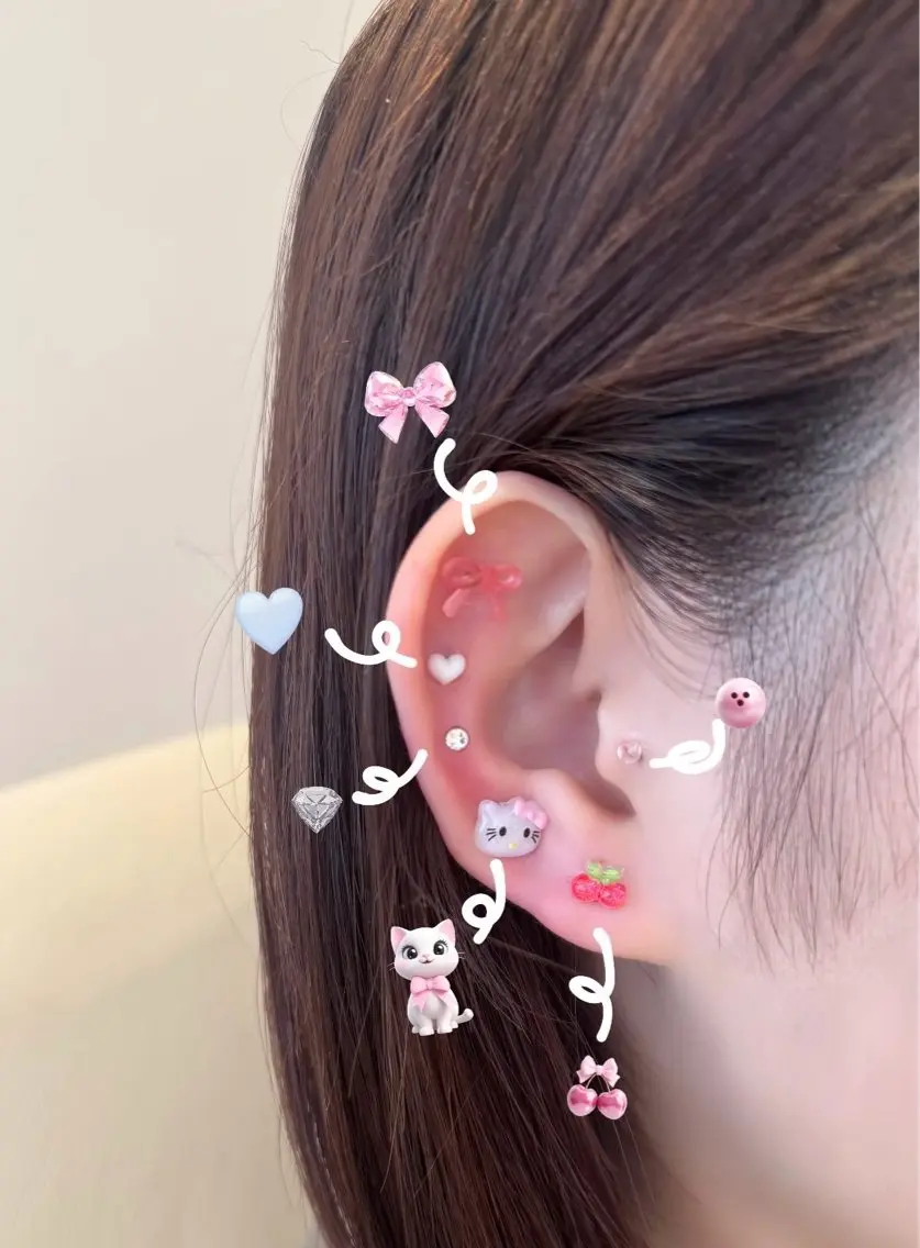 耳つぼジュエリー両耳8粒💎🫧*の写真