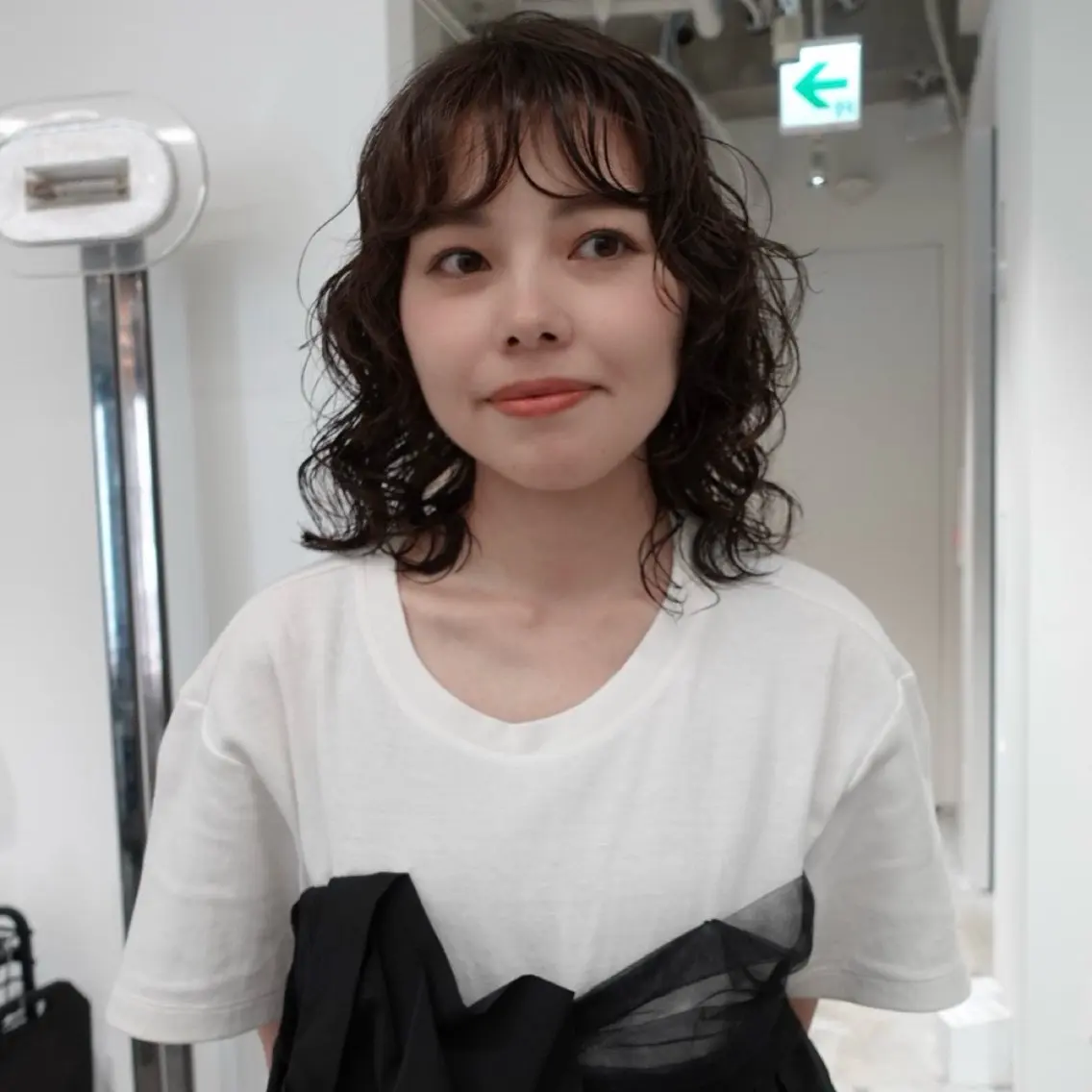 ミディアム パーマ ヘアアレンジ ミディアムパーマ レイヤーカット カット パーマ 🌐サトウ リョウ🌐のその他イメージ