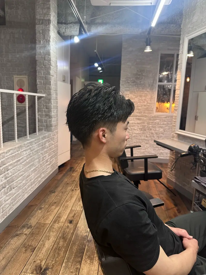 ショート メンズ 🩵メンズショート✨ パーマスタイル みくのヘアスタイル