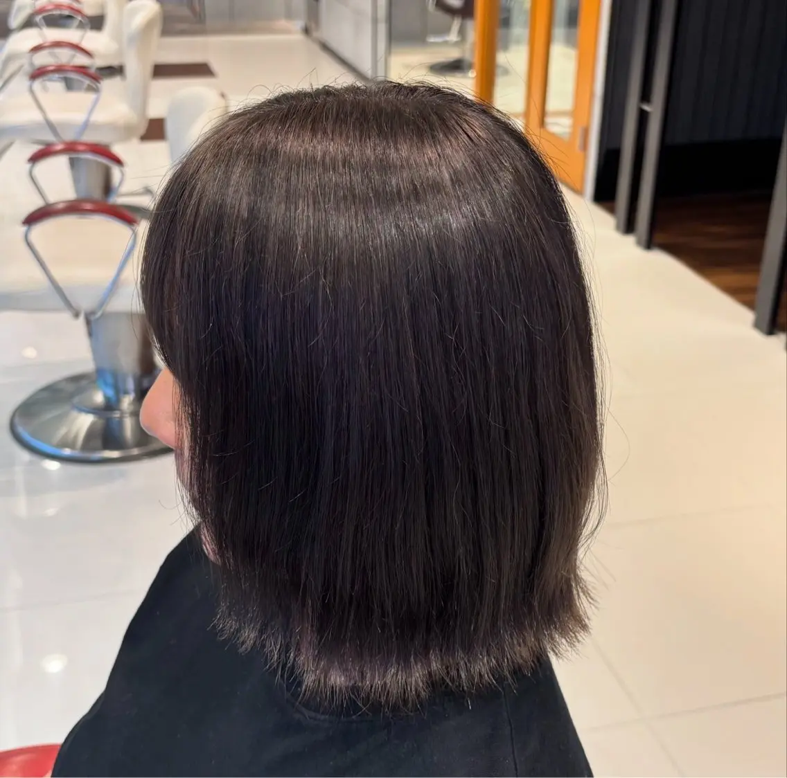 ミディアム カラー さくら🐼ྀི 杜せきのした駅3分のヘアスタイル