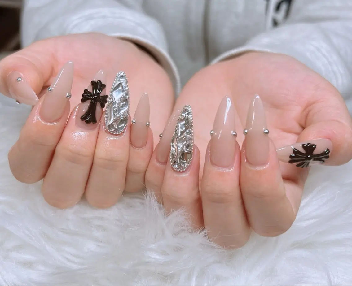 セミロング ハンドネイル Lee _nailのネイルデザイン