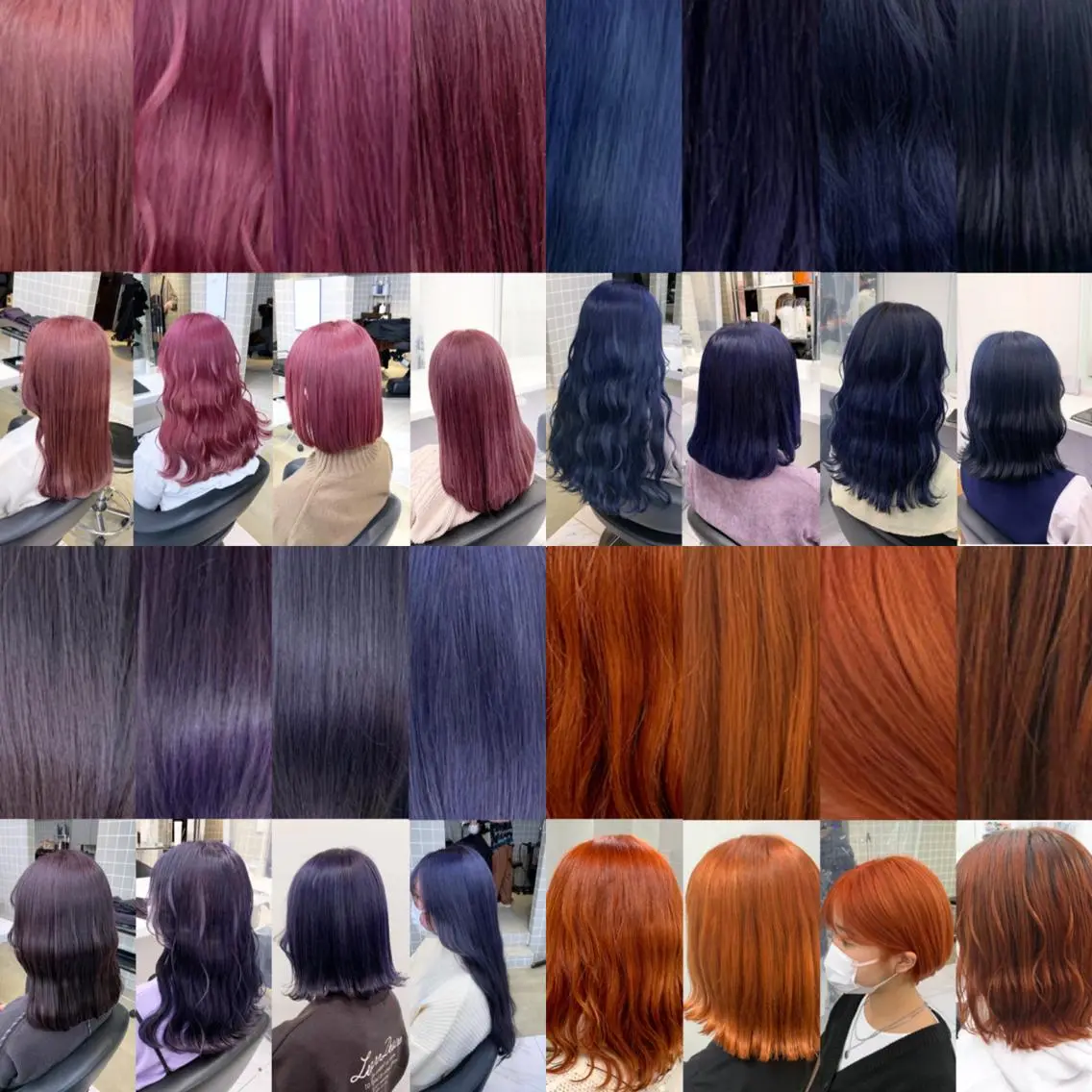 セミロング カラー ヘアアレンジ 🩵 JURI🩵のヘアスタイル
