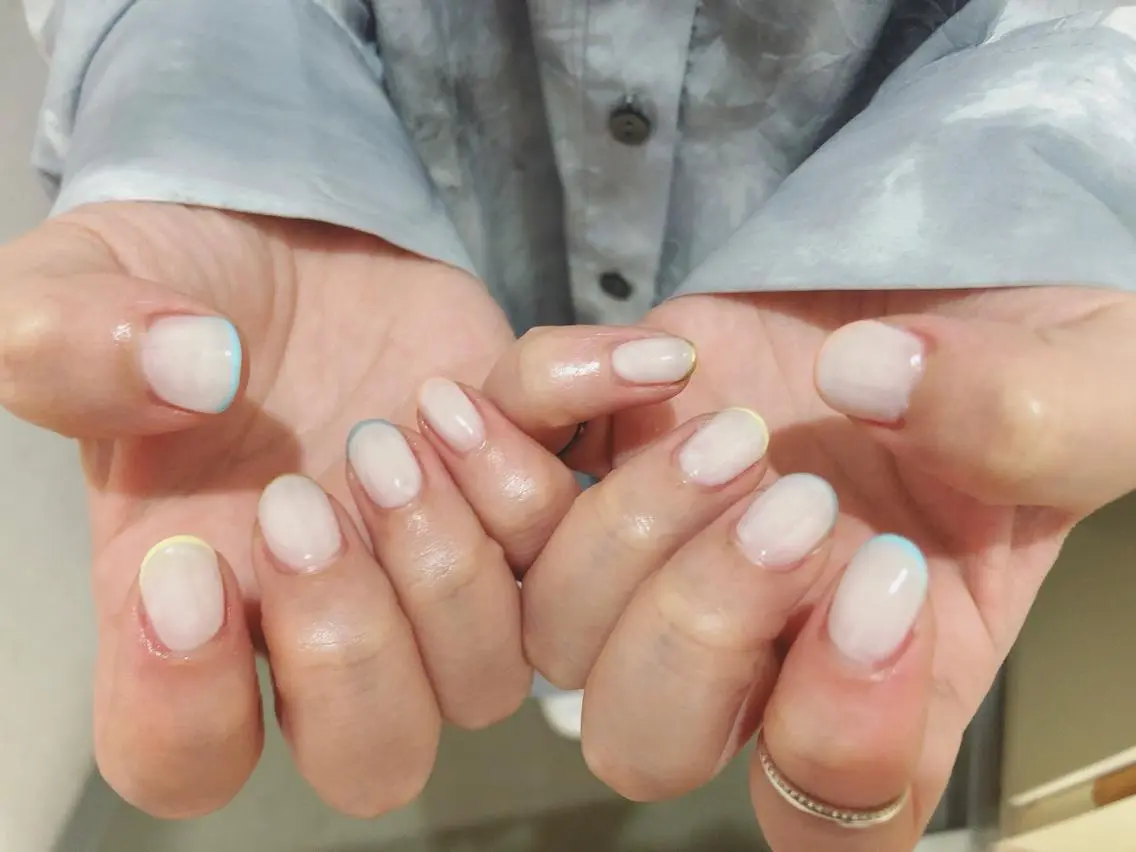 ネイル フレンチネイル kiki nail &brow二子玉川のネイルデザイン