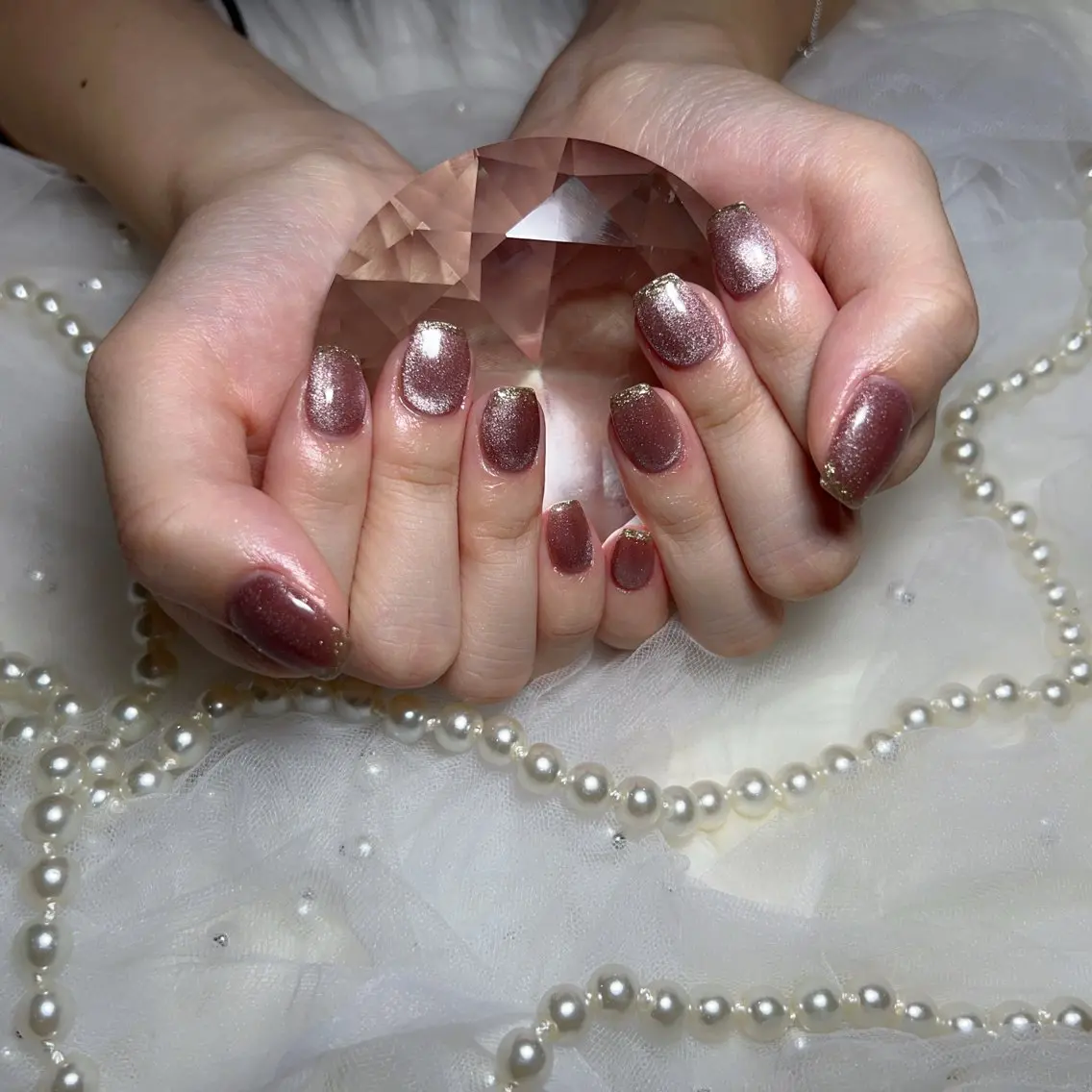 ネイル ミラーネイル ハンドネイル Nail Salon Ripeのネイルデザイン