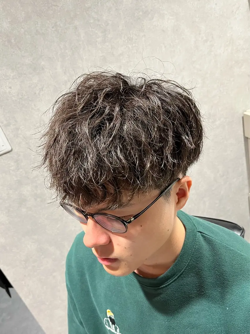 ミディアム パーマ 🌈予約の98%パ ーマ⭕️🌈福本のヘアスタイル