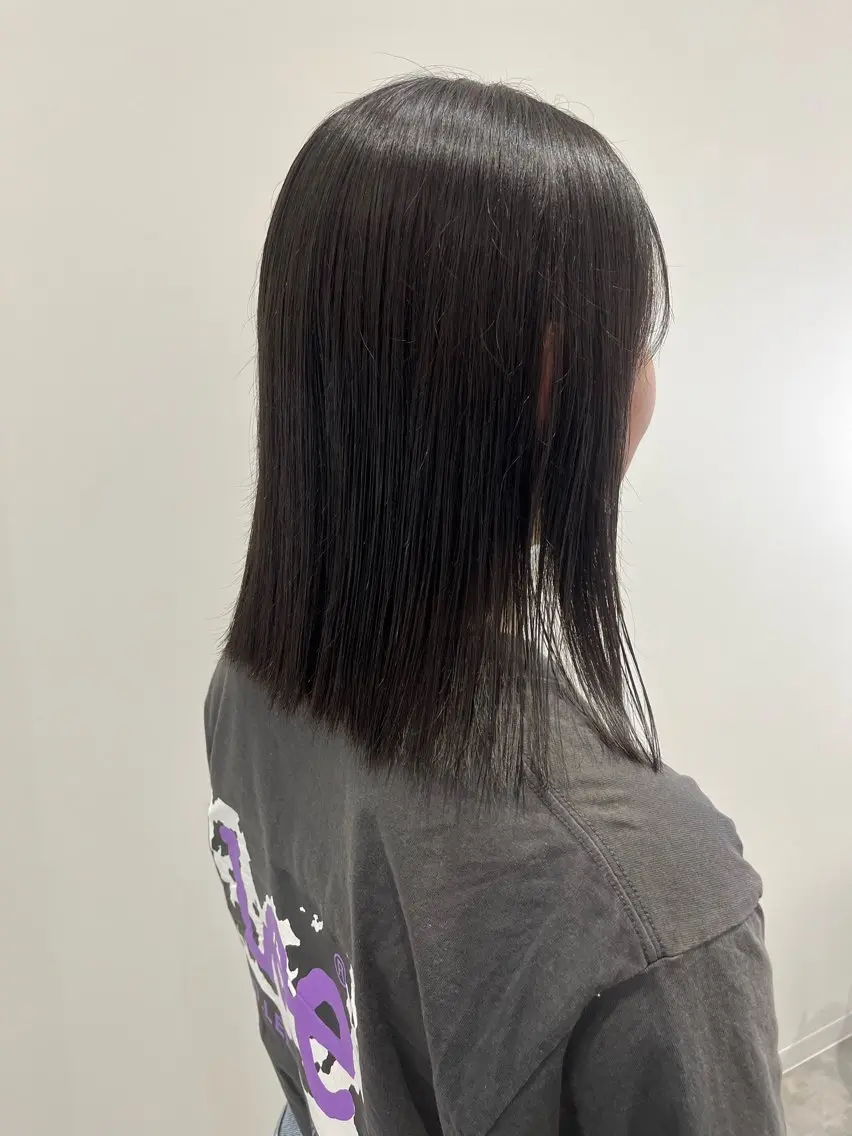 カラー 透明感カラー グレージュ Yuina hair774徳山店のヘアスタイル