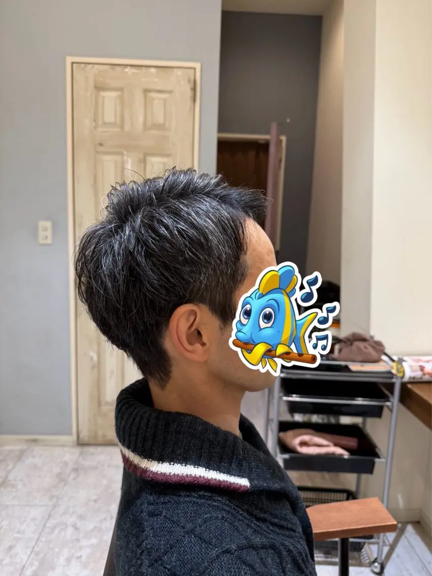 ショート メンズ Blossom 大山imafujiのヘアスタイル