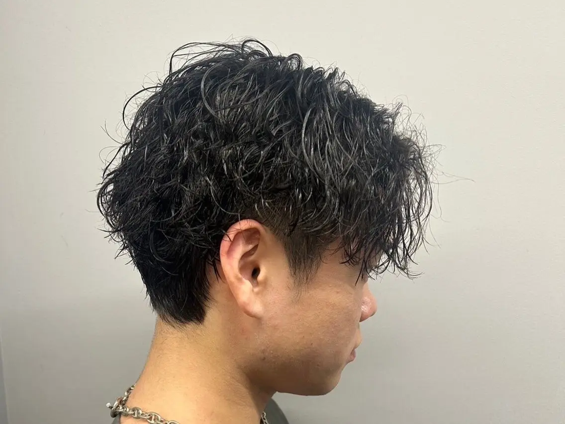 メンズ カット パーマ 池袋/カラー特化🎨 ロング料金なし🩵のヘアスタイル