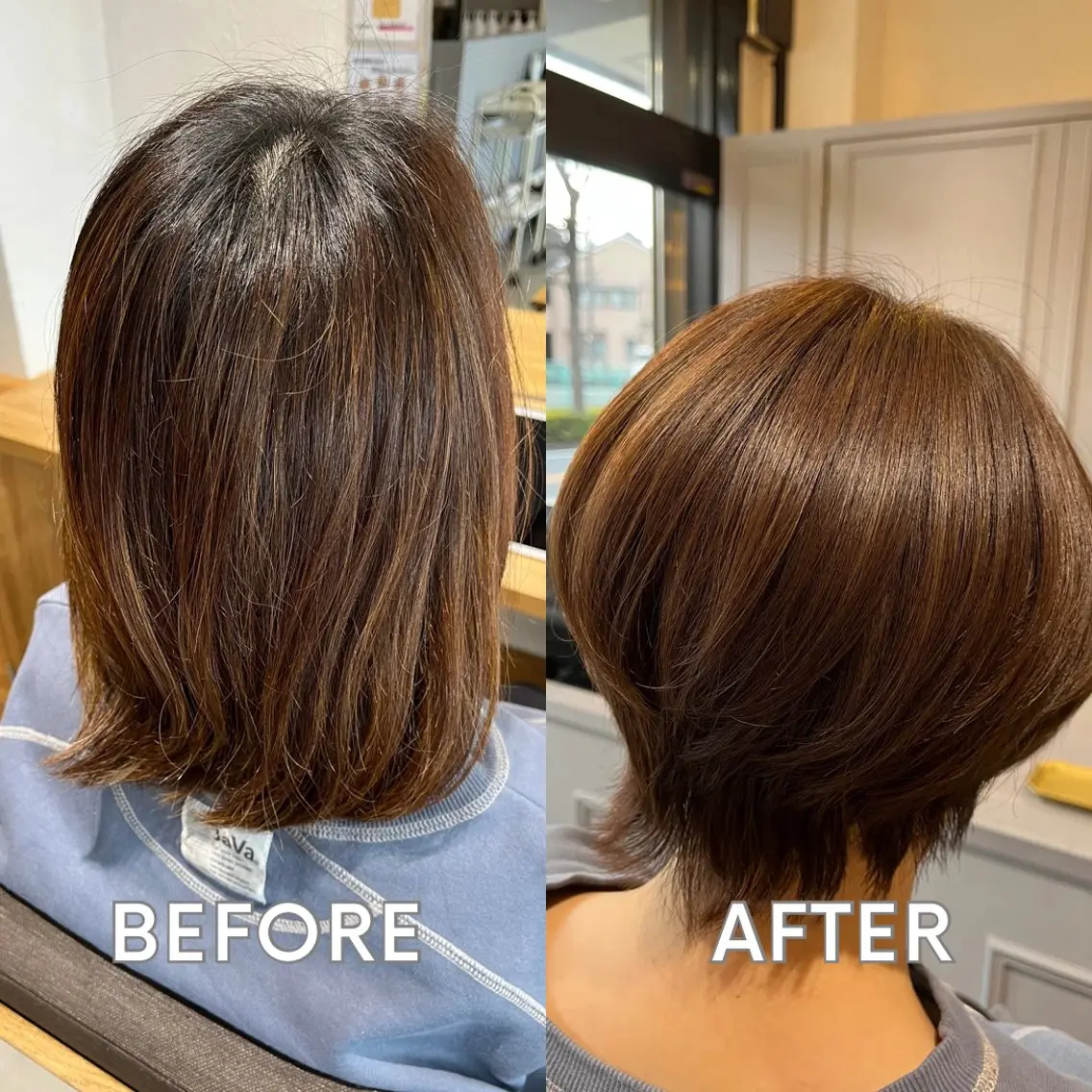ショート カット ヘアカラー トリートメント 髪質改善 ♡ 北村祐美子のヘアスタイル